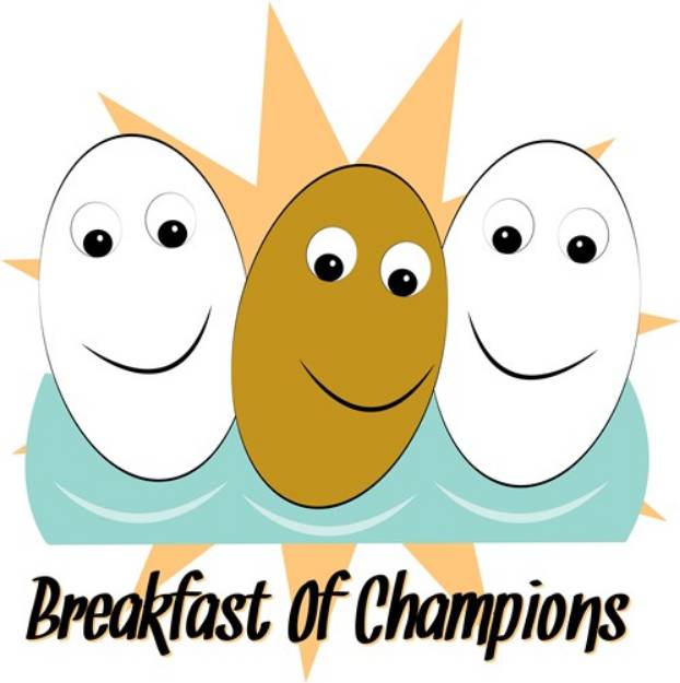 Picture of Breakfast Of Champions SVG File