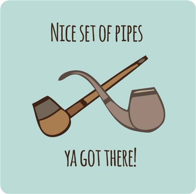 Picture of Nice Set Of Pipes SVG File