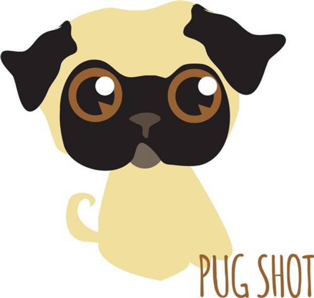 Picture of Pug Shot SVG File