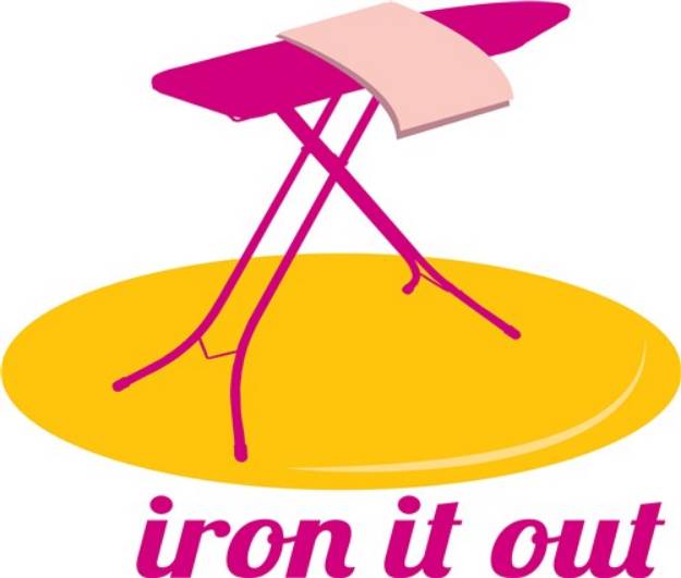 Picture of Iron It Out SVG File