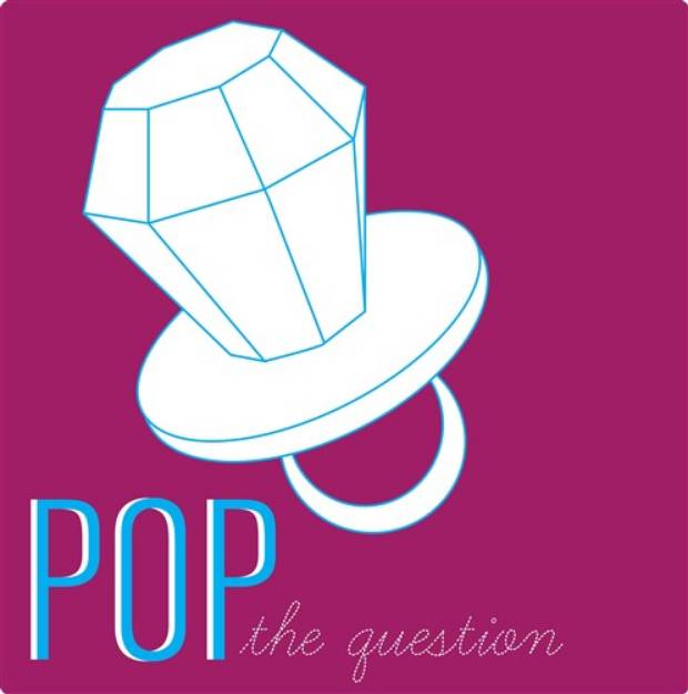 Picture of Pop The Question SVG File