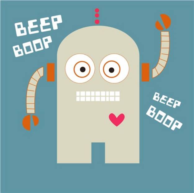 Picture of Beep Boop SVG File