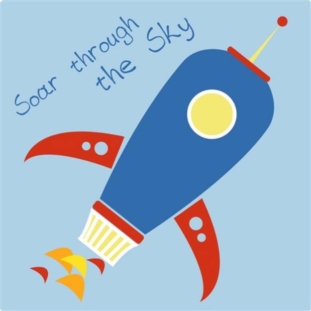 Picture of Soar Through The Sky SVG File