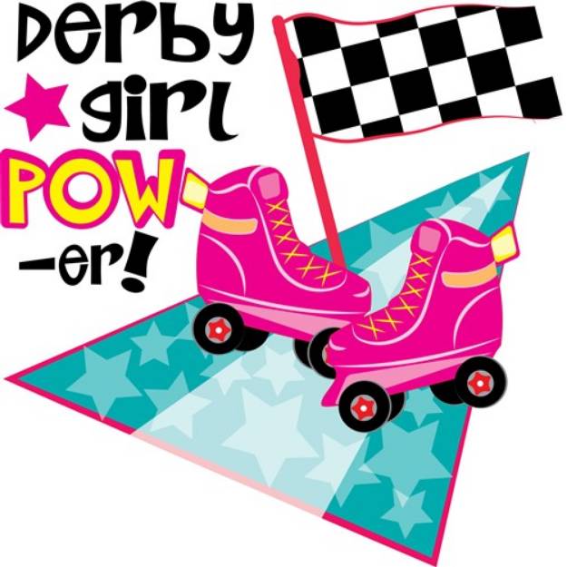 Picture of Derby Girl Power SVG File