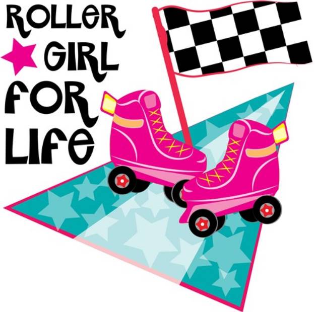 Picture of Roller Girl SVG File