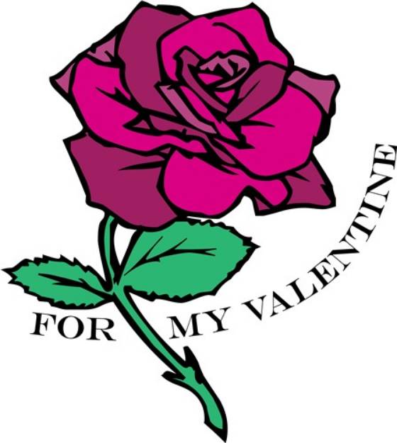 Picture of For My Valentine SVG File