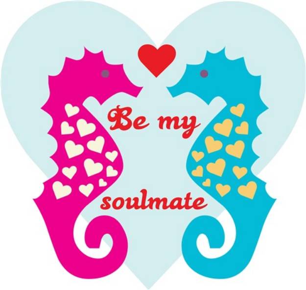 Picture of Be My Soulmate SVG File