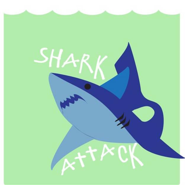 Picture of Shark Attack SVG File
