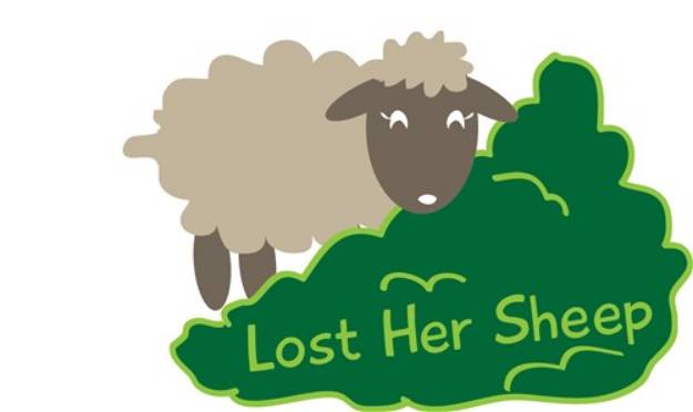 Picture of Lost Her Sheep SVG File