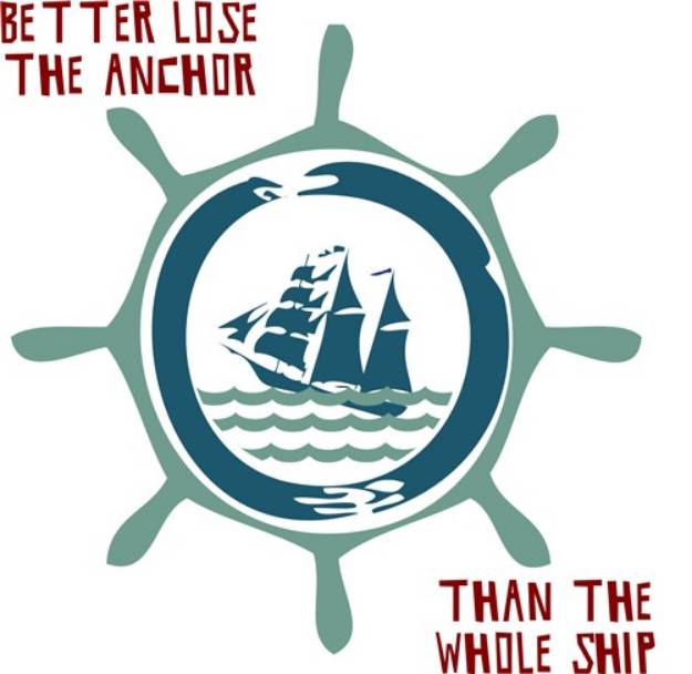 Picture of Ship And Wheel SVG File