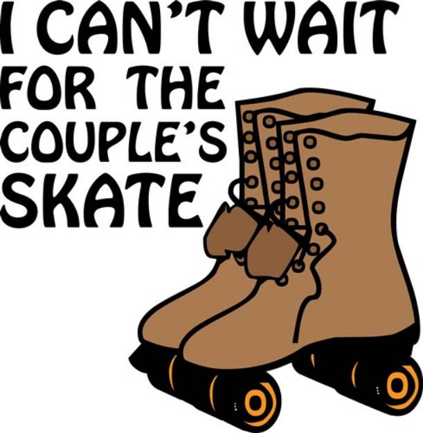 Picture of Couples Skate SVG File