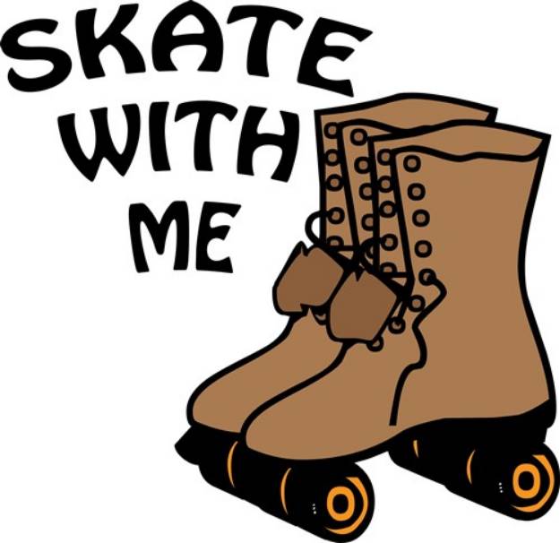 Picture of Skate With Me SVG File