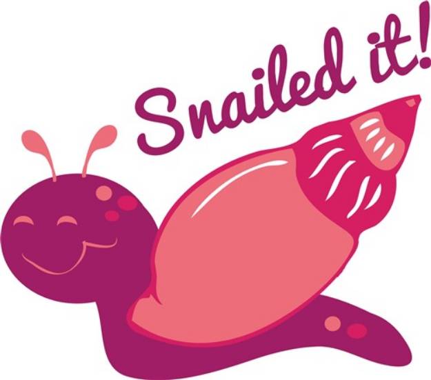 Picture of Snailed It! SVG File