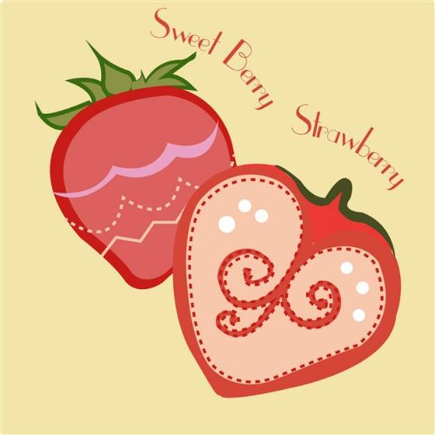 Picture of Sweet Berry Strawberry SVG File