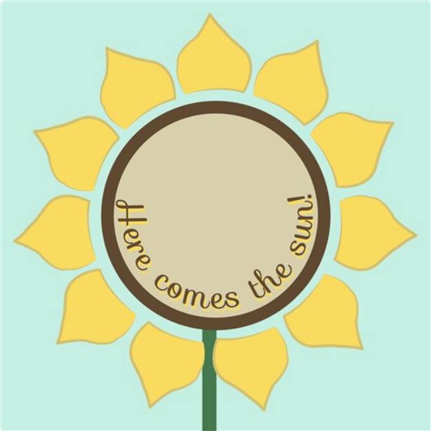 Picture of Here Comes The Sun SVG File