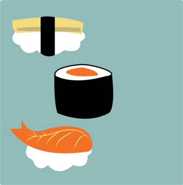 Picture of Sushi SVG File