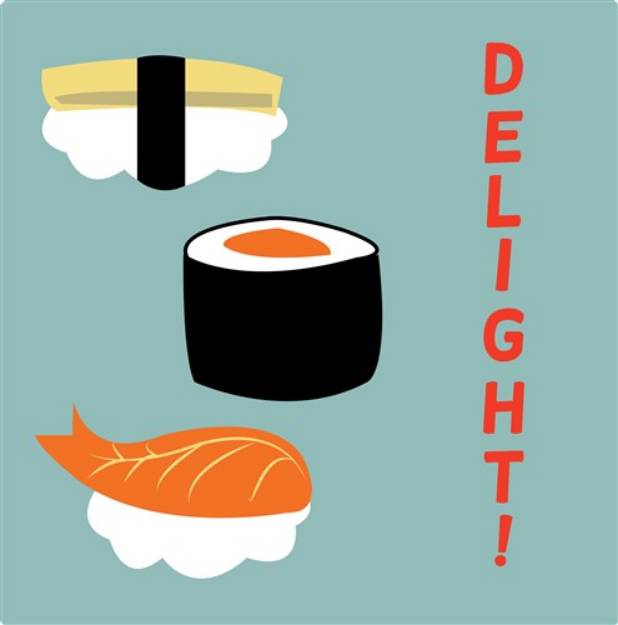 Picture of Sushi Delight SVG File