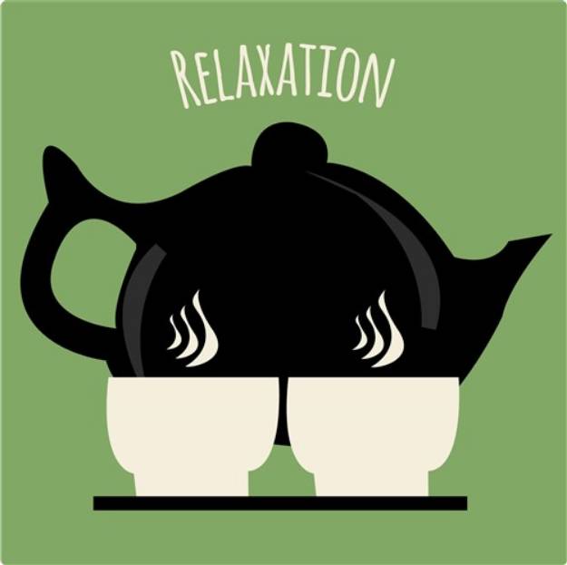 Picture of Relaxation Tea SVG File