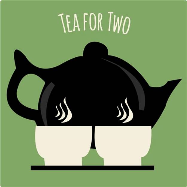 Picture of Tea For Two SVG File