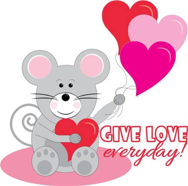 Picture of Give Love Everyday SVG File