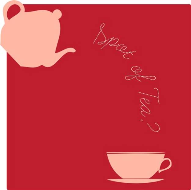 Picture of Spot Of Tea SVG File