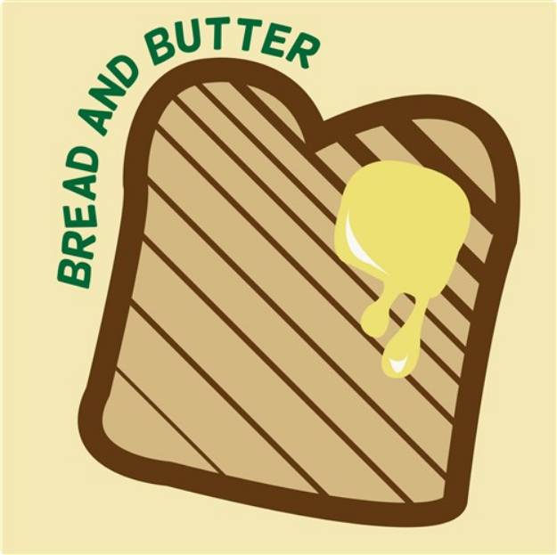 Picture of Bread And Butter SVG File