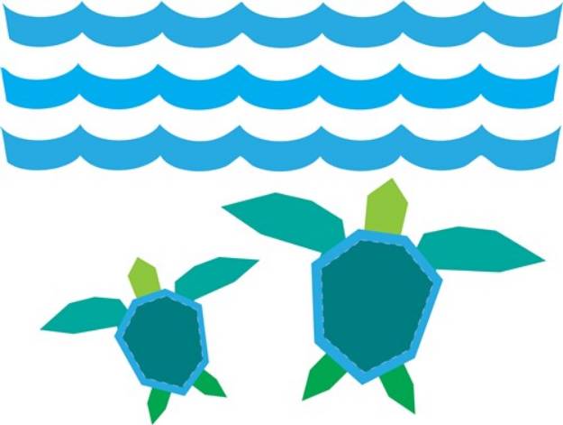 Picture of Turtles SVG File