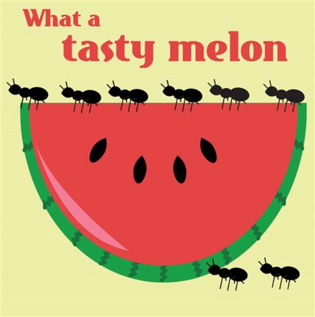 Picture of What A Tasty Melon SVG File