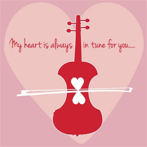 Picture of Heart Is In Tune SVG File