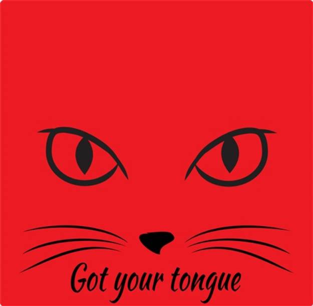 Picture of Got Your Tongue SVG File