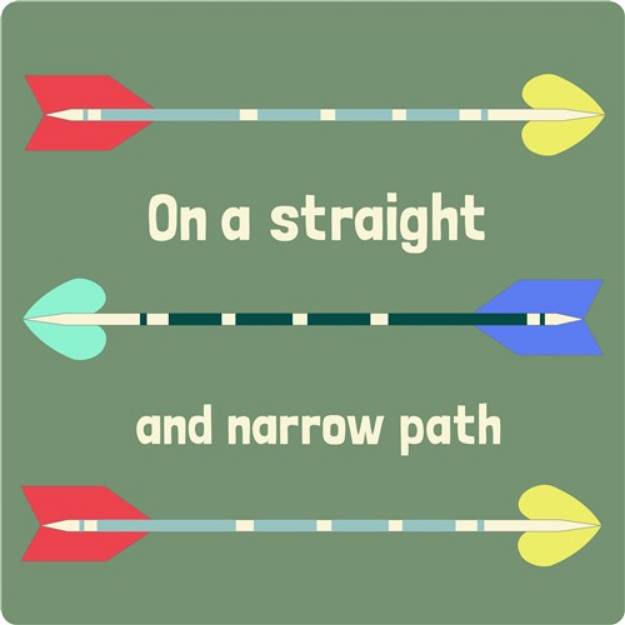 Picture of Straight And Narrow SVG File
