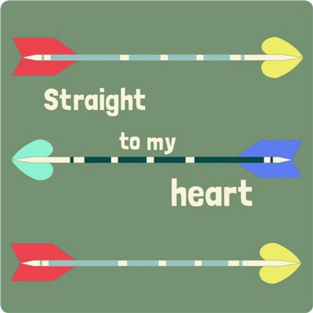 Picture of Straight To My Heart SVG File