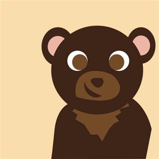 Picture of Bear Head SVG File