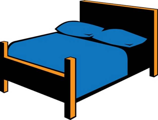 Picture of Bed SVG File