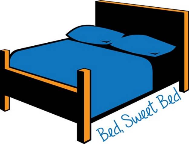 Picture of Bed Sweet Bed SVG File