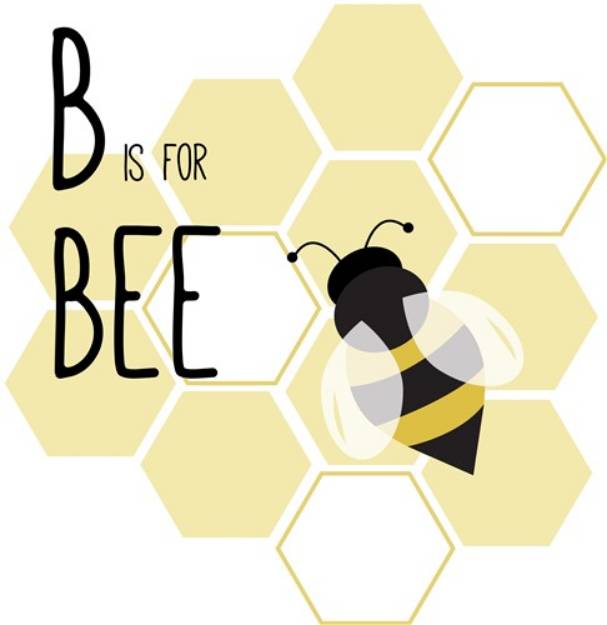 Picture of B Is For Bee SVG File