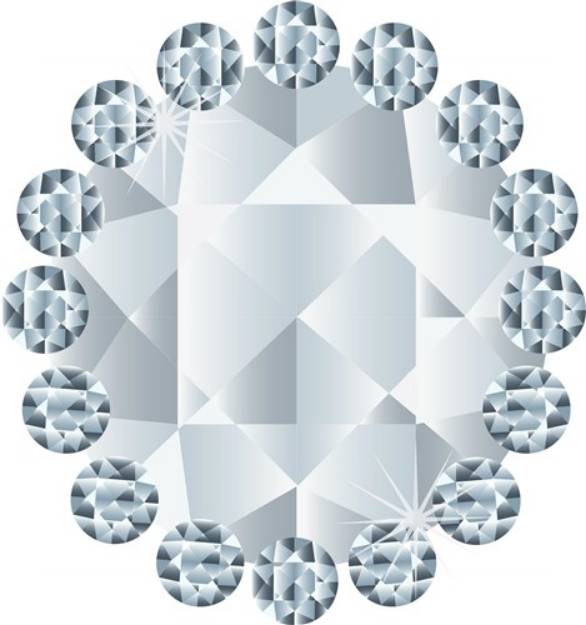 Picture of Diamonds SVG File