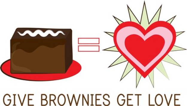 Picture of Brownies Get Love SVG File