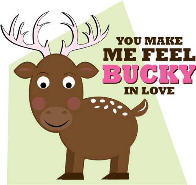 Picture of Bucky In Love SVG File