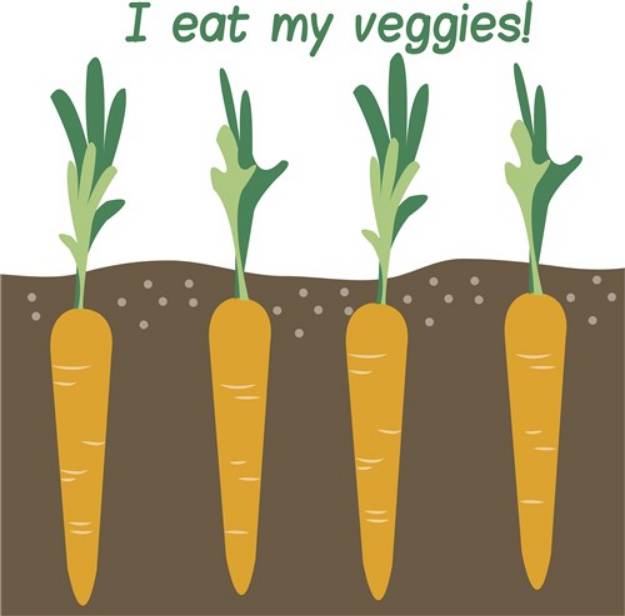 Picture of I Eat My Veggies SVG File