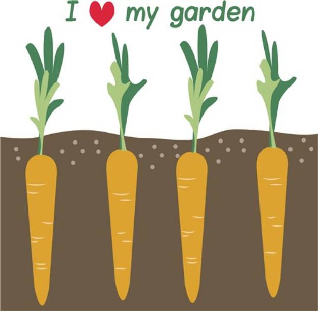 Picture of I Love My Garden SVG File
