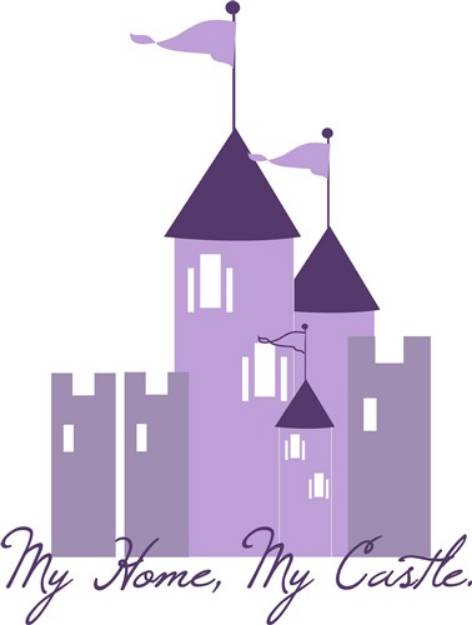 Picture of My Home My Castle SVG File
