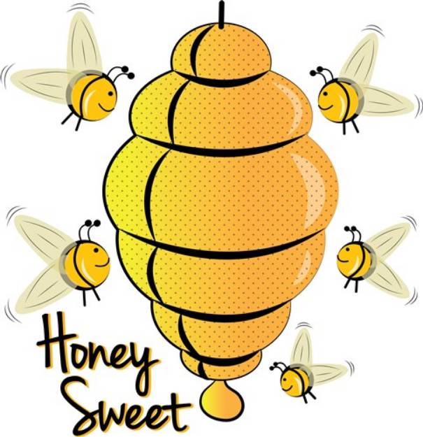Picture of Honey Sweet SVG File