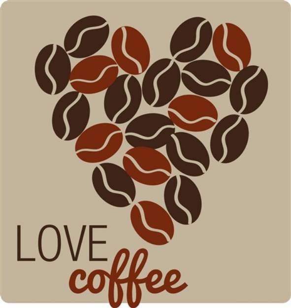 Picture of Love Coffee SVG File