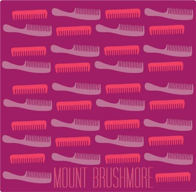 Picture of Mount Brushmore SVG File