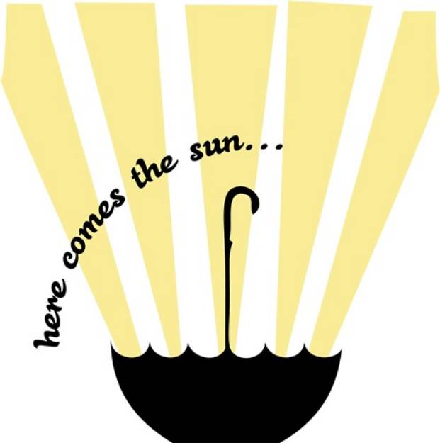 Picture of Here Comes The Sun SVG File