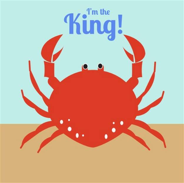 Picture of Im The King SVG File