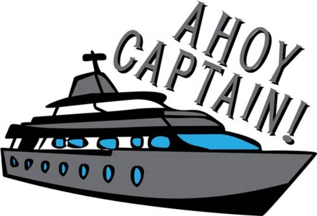 Picture of Ahoy Captain SVG File