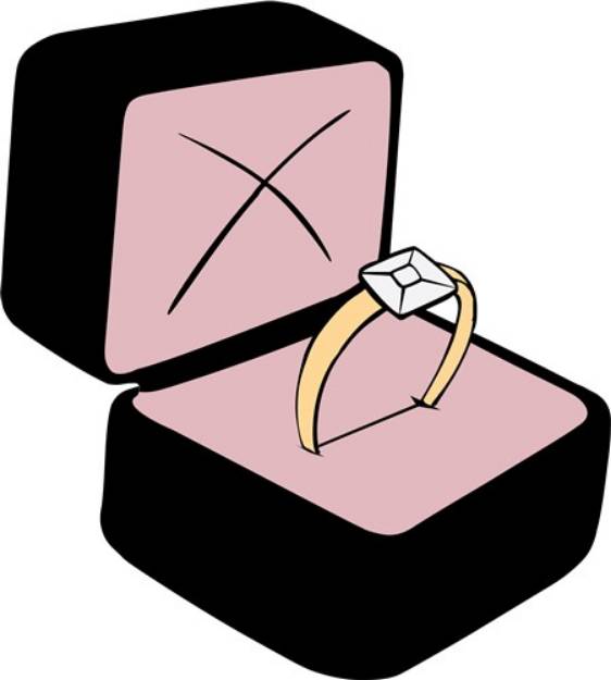 Picture of Wedding Ring SVG File