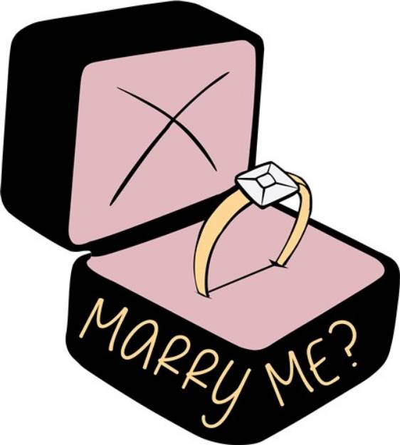 Picture of Marry Me? SVG File